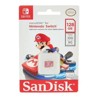 MicroSDXC SanDisk 128GB para Nintendo Switch