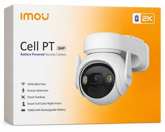 Cámara de Seguridad Exterior IMOU Cell PT 2K