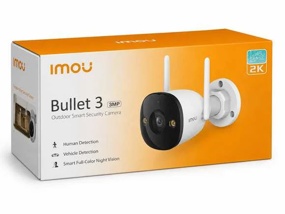 Cámara de Seguridad Exterior IMOU Bullet 3 2K